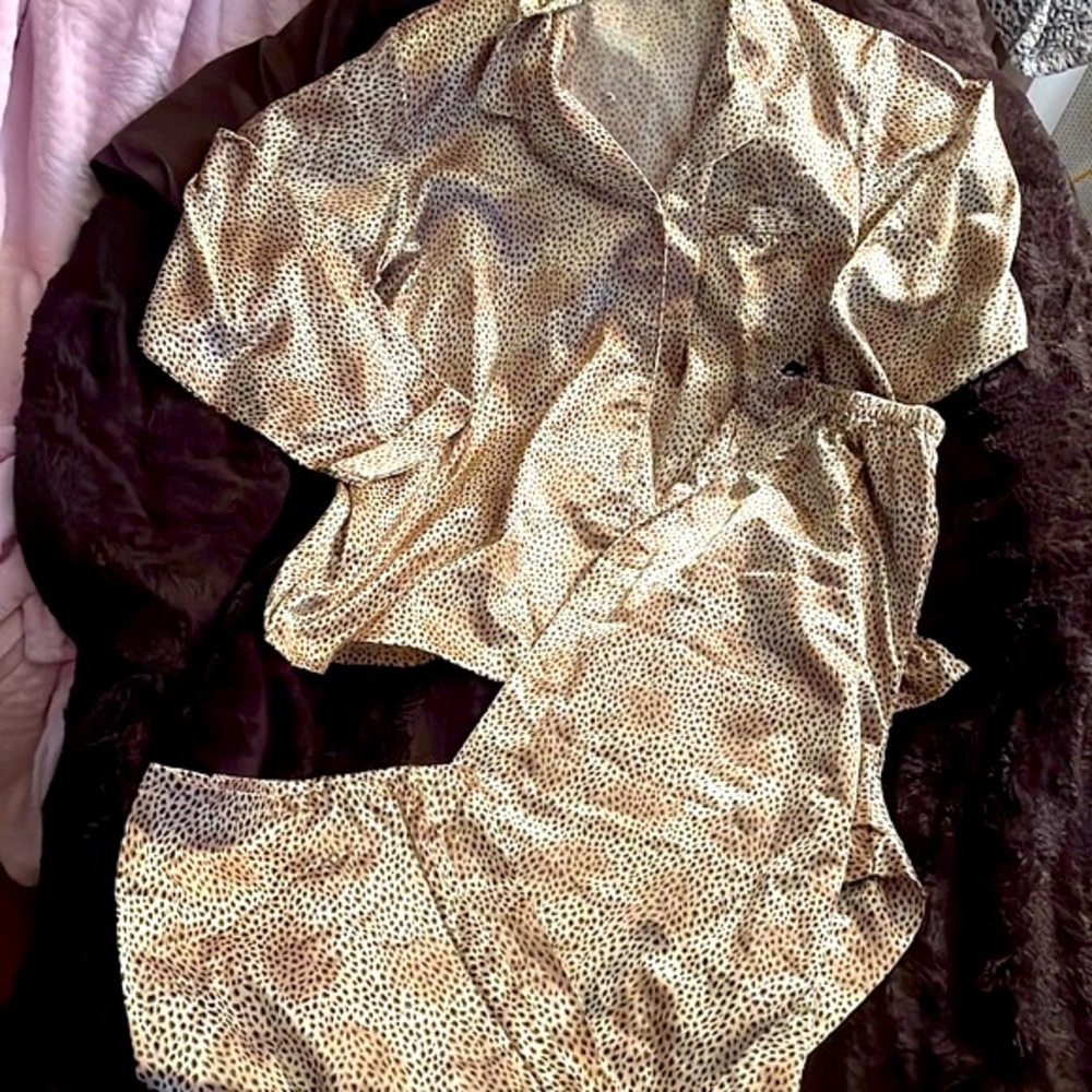Everlane Soft Leopard PJs NWOT